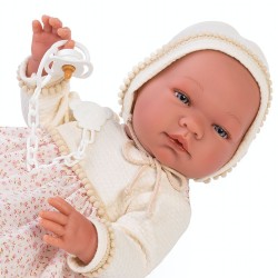 Кукла-бебе, Мария с рокля на цветя, 43 см 365030 Кукла-бебе, Мария с рокля на цветя, 43 см 365030