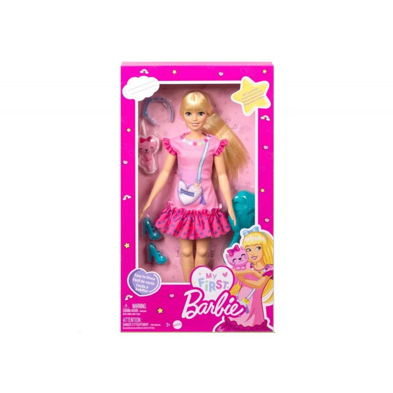 Кукла Barbie - Моята първа Барби, руса кукла с котенце 1710357