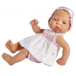 Кукла бебе, Лучия, с бяла рокличка, 42 см, Asi dolls 0324770 Кукла бебе, Лучия, с бяла рокличка, 42 см, Asi dolls 0324770