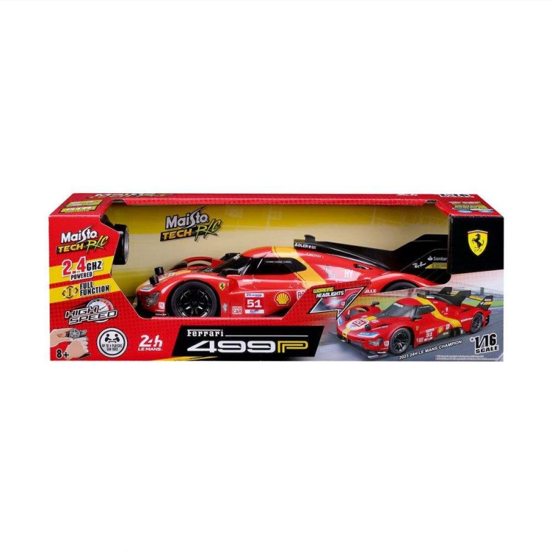 MAISTO TECH Формула Ferrari 499P LMH 1:16 R/C 82861 MAISTO TECH Формула Ferrari 499P LMH 1:16 R/C 82861