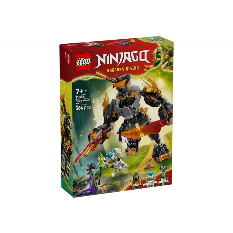 LEGO® NINJAGO 71854 - Робот за мисии на Коул и Драконът Зейн LEGO® NINJAGO 71854 - Робот за мисии на Коул и Драконът Зейн