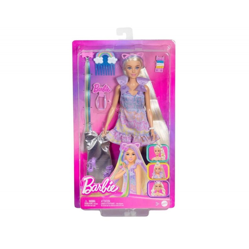 Кукла Barbie - Забавна и елегантна кукла с дълга руса коса, аксесоари и 2 тоалета 172511 Кукла Barbie - Забавна и елегантна кукла с дълга руса коса, аксесоари и 2 тоалета 172511