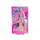Кукла Barbie - Забавна и елегантна кукла с дълга руса коса, аксесоари и 2 тоалета 172511 Кукла Barbie - Забавна и елегантна кукла с дълга руса коса, аксесоари и 2 тоалета 172511