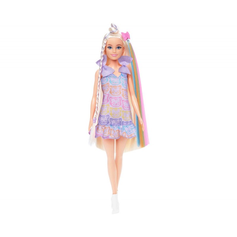 Кукла Barbie - Забавна и елегантна кукла с дълга руса коса, аксесоари и 2 тоалета 172511 Кукла Barbie - Забавна и елегантна кукла с дълга руса коса, аксесоари и 2 тоалета 172511