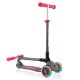 Сгъваема тротинетка със светещи колела Globber Primo Foldable Lights, сиво-червена 432-120-2 Сгъваема тротинетка със светещи колела Globber Primo Foldable Lights, сиво-червена 432-120-2