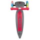 Сгъваема тротинетка със светещи колела Globber Primo Foldable Lights, сиво-червена 432-120-2 Сгъваема тротинетка със светещи колела Globber Primo Foldable Lights, сиво-червена 432-120-2