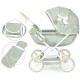 BAYER Количка за кукли COSY с чанта, одеяло и възглавница зелена 12728AA BAYER Количка за кукли COSY с чанта, одеяло и възглавница зелена 12728AA