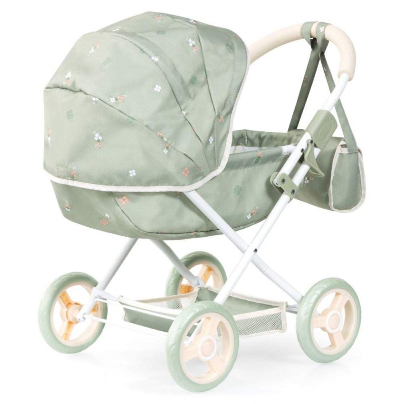 BAYER Количка за кукли COSY с чанта, одеяло и възглавница зелена 12728AA BAYER Количка за кукли COSY с чанта, одеяло и възглавница зелена 12728AA