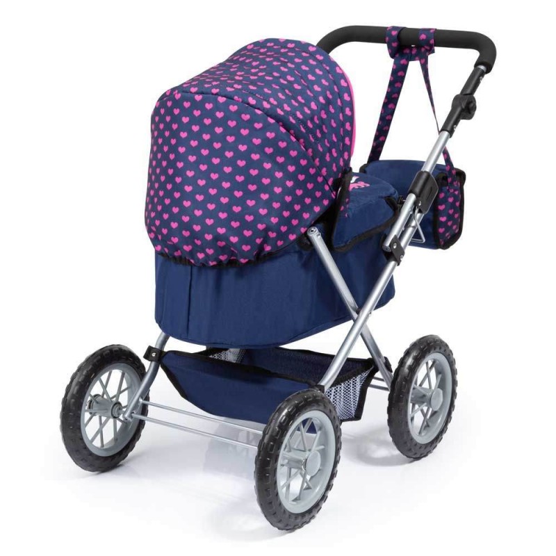 BAYER Количка за кукли TRENDY с чанта - синя 13054AA